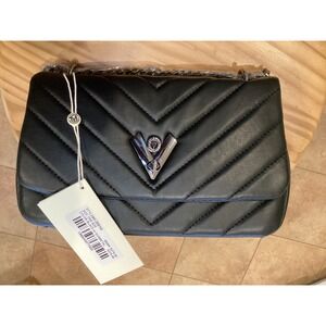 Valentino Orlandi Vegan Leather Crossbody‎ Bag Chain Strap Designer Purse